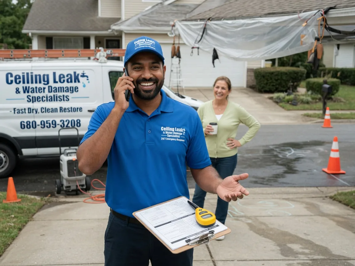 Ceiling Leak Cleanup Highland Park, IL FAQs